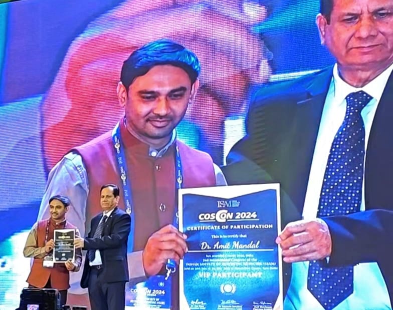 Dr Amit Mandal attending international medical conference in Dubai